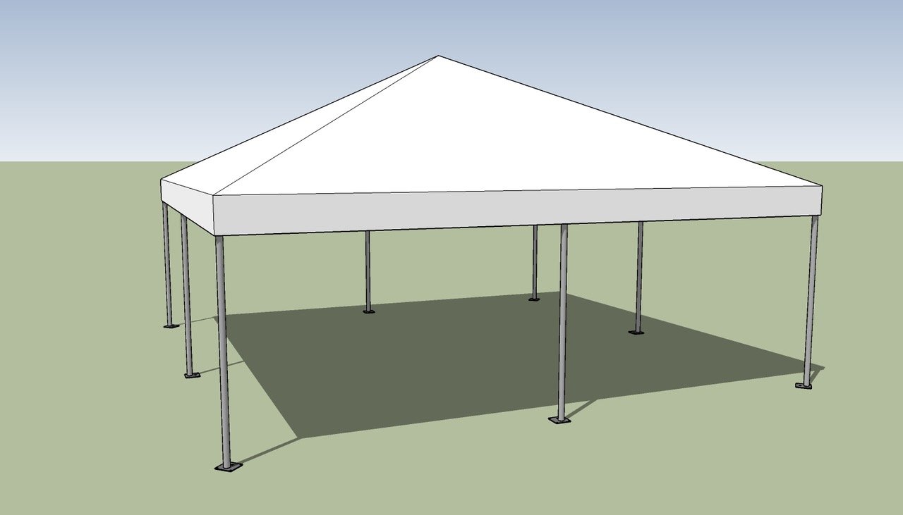 20x20 Frame Tent - 1 Available