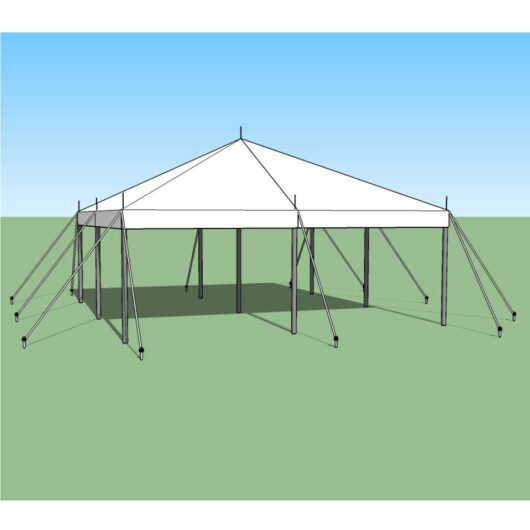 20x20 Pole Tent - 1 Available