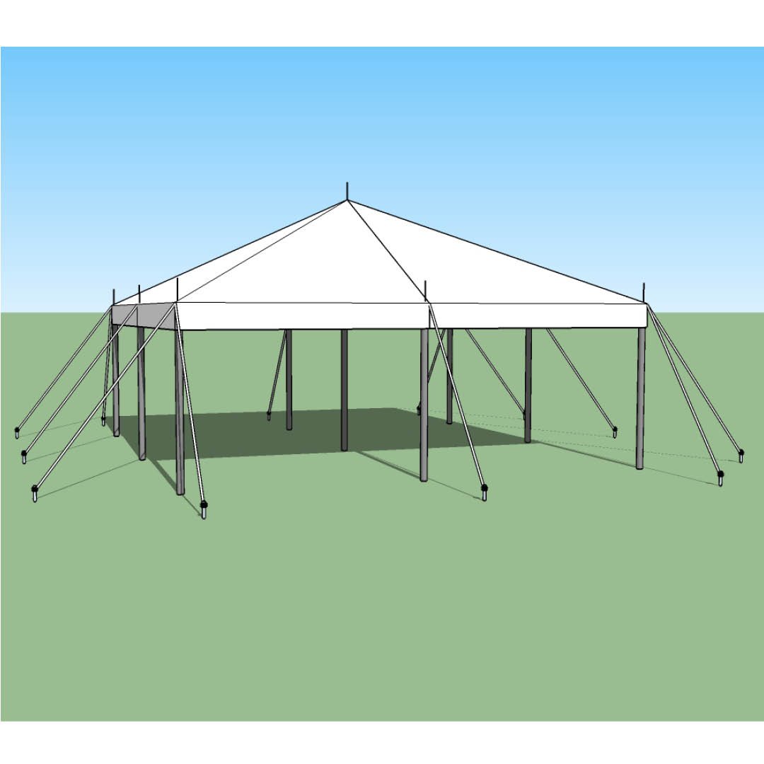 20x20 Pole Tent - 1 Available
