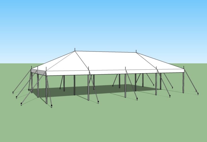 20x40 Pole Tent - 1 Available